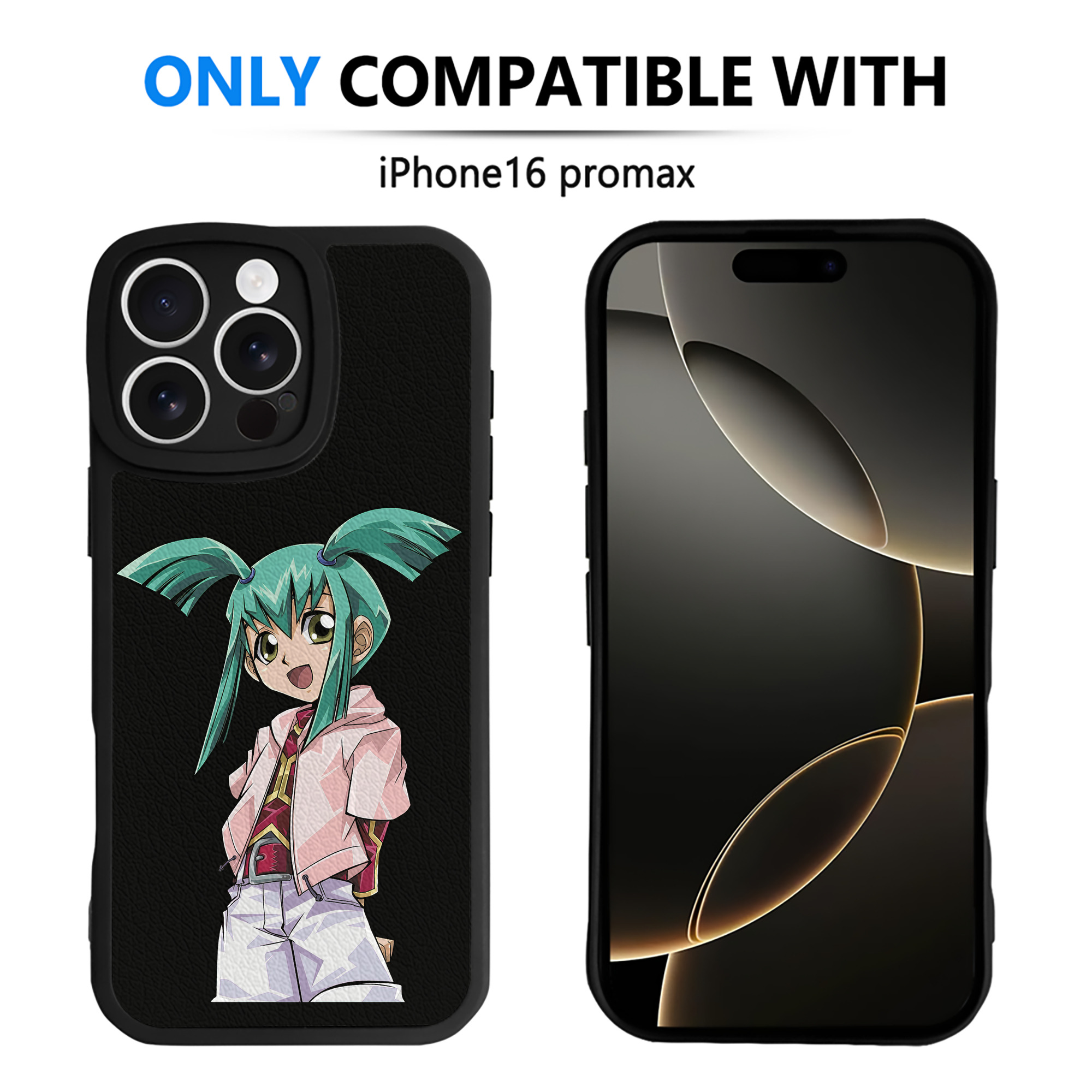 遊☆戯☆王 Yu-Gi-Oh! 【iPhone 16シリーズ対応】シリコンスマホケース（レザー調） 材質：シリコン